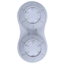 Microwave Egg Poacher Cookware Double Cup Dual Cave High Capacity Design Eg X3C8