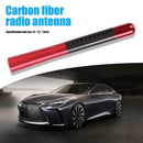 12cm Universal Car Styling Roof Antenna Carbon Fiber Screw Metal Short Stubby