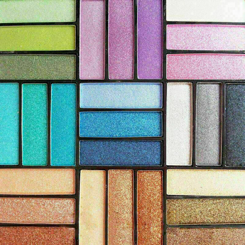 27 Colors Shimmer Eyeshadow Makeup Palette Kit Set W/-Brush L2Q2 V5N9 K1J6 B6I2