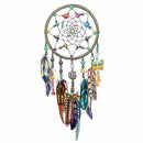 4pcs 12" Dream Catcher Dreamcatcher Wind Chime Material Metal Rings Hoops