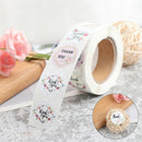 500pcs/Roll Thank You Stickers For Your Purchase Business Wedding LabelsSEAU