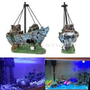 Aquarium Ornament Wreck Boat Sunk Ship Shipwreck Fish Tank Cave Decor