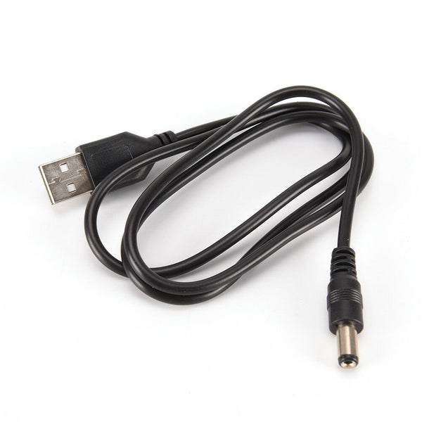 2PCS USB to DC5.5*2.1mm Power Cord USB to DC5.5 DC Cable Copper Charging Line3cd