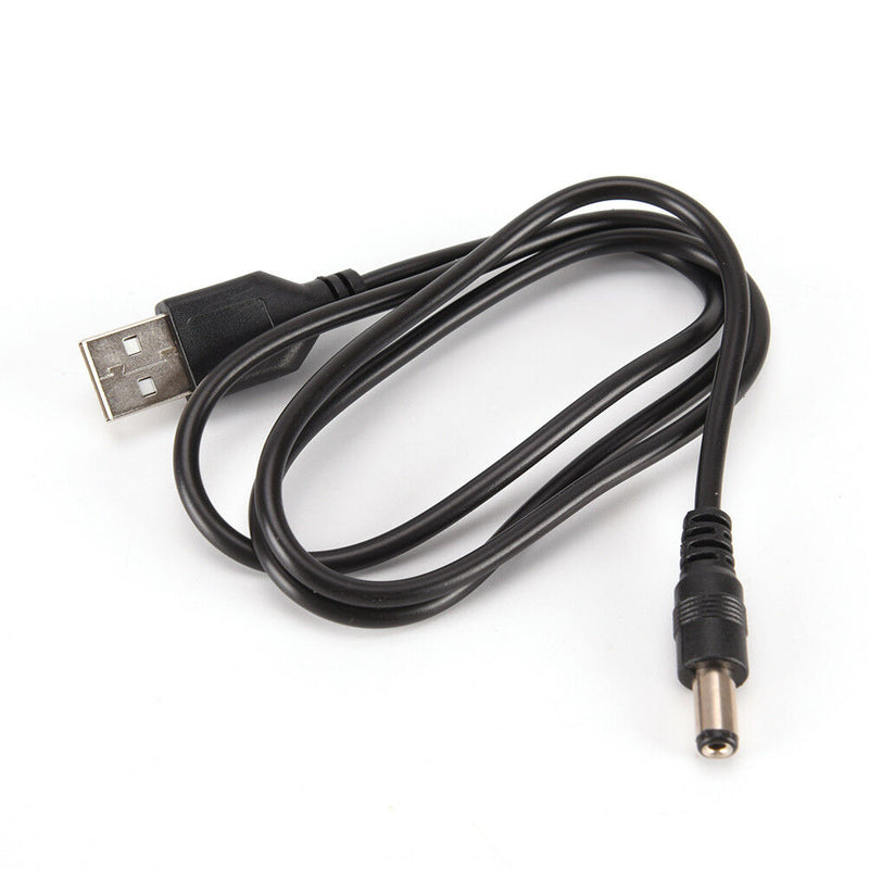 2PCS USB to DC5.5*2.1mm Power Cord USB to DC5.5 DC Cable Copper Charging Line3cd