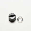 10x 120degree led Lens for 1W 3W High Power LED with screw 20mm Black holder Z