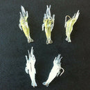 9Pcs Soft Shrimp Fishing Bait Worm Lures Hook Crankbaits Hooks Baits Tackle