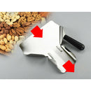 2pcs Stainless Steel Food Shovel Chip Bagger Fry Scoop Single+Double Handle