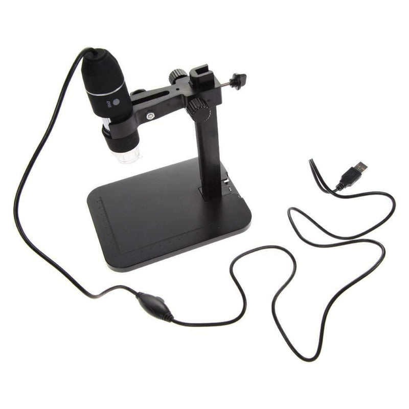 8 LEDs 1000X 10MP USB Digital Microscope Endoscope Magnifier Camera w/ Stand
