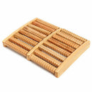 Wooden Foot Roller Wood Care Massage Reflexology Relax Relief Massage, 8 Ro