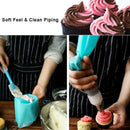 Silicone Pastry Bags, 3 Sizes Reusable Icing Piping Bags Baking Cookie Cake Y1N1