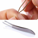 Lady Makeup Beauty Tool Stainless Steel Eyebrow Tweezer Clip D Hair Removal U4R8
