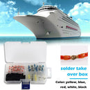 102pcs Solder Seal Wire Connectors+Heat Shrink Sleeves Wrap Tubes with Case