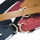 Wide Corset Leather Belt Female Tie Waistband Thin Bow Leisure Belts for Wo