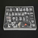45pcs Sewing Foot Presser Hem Crimping Feets For Brother Singer Domestic Machine
