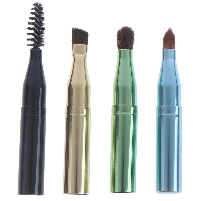 Makeup Brushes 4 Head Makeup Brush Retractable Metal Eye Eyeshadow Brush Set BX