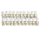 20PCS T10 5050 5SMD LED White Light Car Side Wedge Tail Light Lamp Bright