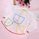 Baby Children Long Sleeve Feeding Bib Art Painting Waterproof Smock Craft ITL