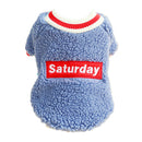 2x Lovely Dog Warm Sweater Vest Dog Soft Comfortable