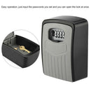 1X(Key Box 4-Digit Adjustable Combination Password Key Box Premium Security