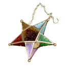 Wall Hanging Tealight Candle Holder Star Lantern for Wedding Holiday Decor