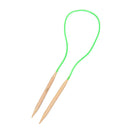 18 Set 80CM Smooth Bamboo Circular Knitting Needles Pins Size 2.0mm-10mm  O FT
