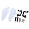 Motorcycle Handguards 22mm Handlebar Protector Motorbike Accessories White