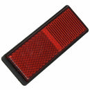 5X(rectangle red Reflectors Universal For Motorcycles ATV Bikes Dirt Bikes B8H2)