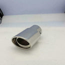 Universal Chrome Stainless Steel Car Rear Round Exhaust Muffler New Pipe Ta