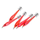 5Pcs Noctilucent Squid Lures Cuttlefish Saltwater Fishing Lure Hook Bait Red