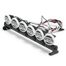 Metal Roof LED Light Bar for 1:10 Traxxas Trx-4 SCX10 90027 SCX10 II 90046