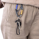 8 Shaped Carabiner Keychain Snap Clip Hook Hiking Buckle Outdoor Camping Too.3C
