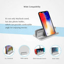 Vertical Laptop Stand, Aluminum Laptop Holder with Adjustable Dock Size Com P7Y4