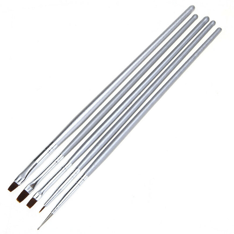 5pcs Nail Art Design Dotting Painting Drawing Pen Polish Brush Set A