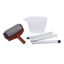 1Set Paint Roller Brush Sponges Flocked Edger Multifunctional Roller New A5P7