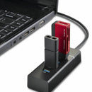4-Port USB 3.0 Extension Charger Adapter Switch Compatible with USB2.0, USB1.1