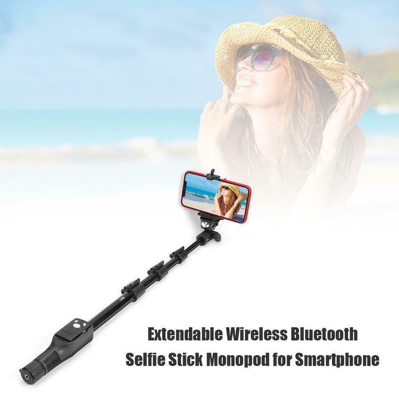 Extendable Wireless Bluetooth Selfie Stick Monopod for Smartphone Camera A