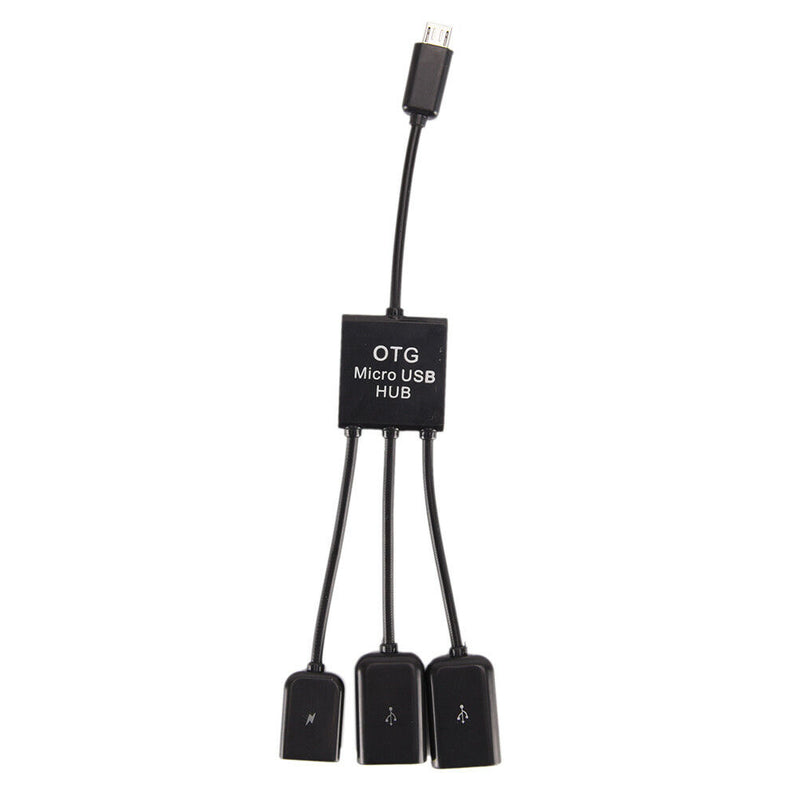 Multifunctional OTG Data Line Tablet Phone Micro usb Hub Splitter OTG Adapt MO