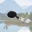 Fishing Zinger Retractor Key Ring Reel Holder Nylon Retractable Cable Back Clip