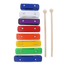 Novelty Wood Children Hand Percussion Toys 8 Tones Xylophone Sound Brick
