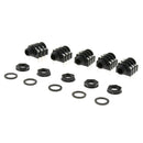 5 x Guitar Audio Plug Socket with Washers for Musical Instrument