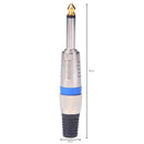Mono 6.35mm 1/4 Inch Nickel Plated Male Tip Audio Sound Mic Jack Plug Connector