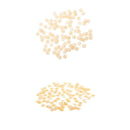 200pcs Cross Screw Cover Caps Washer  Tops Self-tapping Beige 1 2