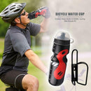 650mL Bicycle Water Bottle Outdoor Sports Riding Cycling Kettle Holder Kit