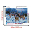 5D DIY Full Drill Diamond Painting Cute Animals Cross Stitch Craft Kit (19)