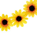 Floral Autumn Sunflower Crown Hair Accessories Bridal Tiara Holiday Hair wi M5U9