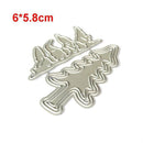 Xmas Tree Metal Cutting Dies for DIY Scrapbooking Album Embossing Card Makin 3C