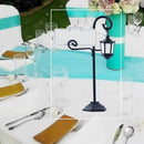 5 PCS Streetlight Shape Wedding Party Reception Place Card Holder Number Na C2J9