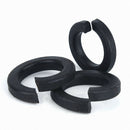 80Pcs M2/2.5/3/4/5/6/8/10 Grade 8 Steel Black Spring Coil Split Lock Washers Kit