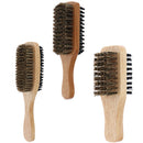 3x Male Men Boar Bristle Beard Mustache Brush w/ Handle Face Hair Shaving