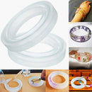 4PCS Silicone Mould Mold Round for Curve Bangle Bracelet Jewelry Making DIY U3J5